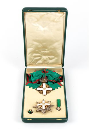Italia, Repubblica, insegna di Gran croce dell'Ordine al merito metà XX sec....