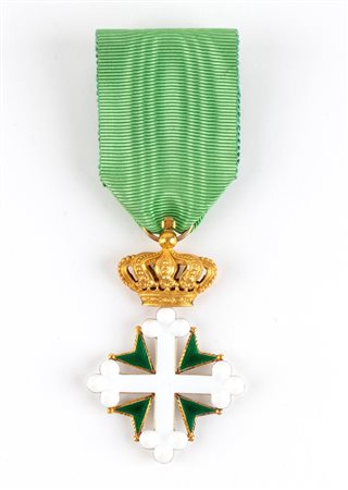 Italia, Regno, Ordine SS Maurizio e Lazzaro, insegna di cavaliere ufficiale...