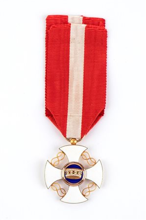 Italia, Regno,o Ordine della corona d'Italia, Insegna da Cavaliere prima metà...