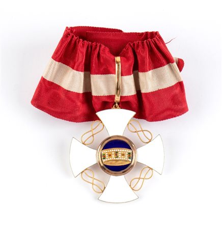 Italia, Regno,Ordine della Corona d'Italia, Insegna da Commendadore primo...