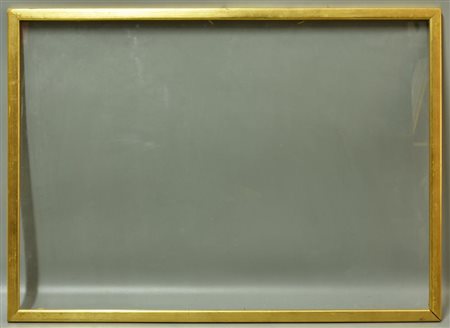CORNICE IN LEGNO completa di vetro cm 53,5x73, luce cm 50x69 Graffi e abrasioni