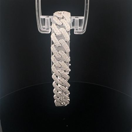 BRACCIALE IN ORO BIANCO CON DIAMANTI