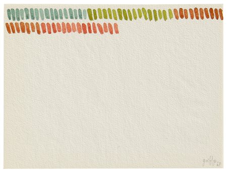 GRIFFA Giorgio, Orizzontale verticale