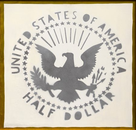 ANGELI Franco, Half Dollar (Antipittura)