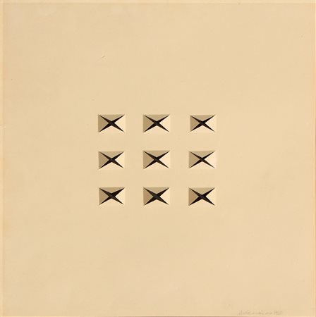 DADAMAINO, Senza titolo (Rilievo)