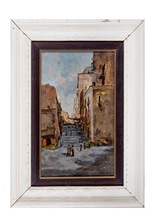 Nicolas De Corsi, Scorcio napoletano. 1920.