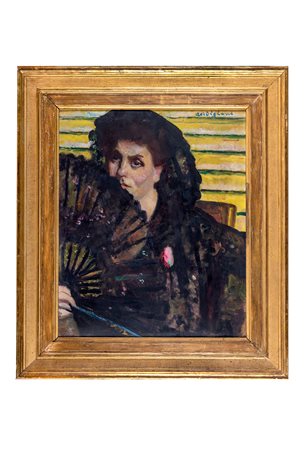 Edoardo Gordigiani, Dama con ventaglio. 