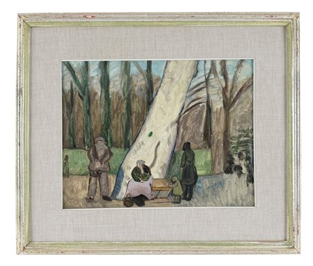Fillide Levasti Giorgi, Tronco bianco ai giardini. 1939.