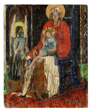 Tato [pseud. di Sansoni Guglielmo] , Madonna con bambino. 1950 ca.