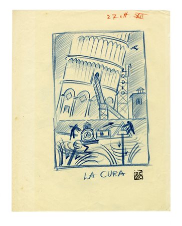 Thayaht [pseud. di Michahelles Ernesto] , La cura. 1934.