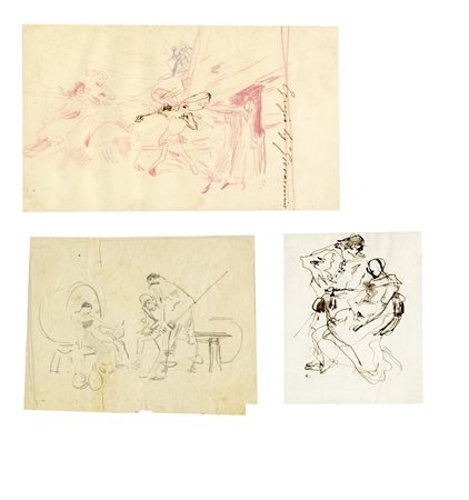 Francesco Vinea, Lotto composto di 25 disegni. 