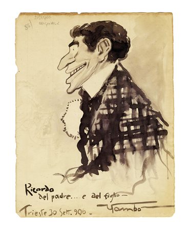 Yambo [pseud. di Novelli Enrico] , Ricordo del padre...e del figlio. 1906.