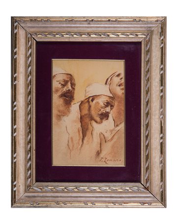 Fausto Zonaro, Studio per tre teste. 