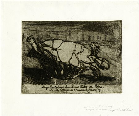 Luigi Bartolini, La tartaruga rivoltata. 1937.