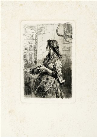 Mosè Bianchi, Lotto composto di 3 incisioni. 1870-97.