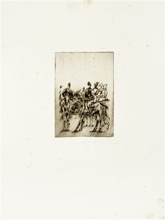 Anselmo Bucci, Lotto composto di 7 incisioni. 1909.