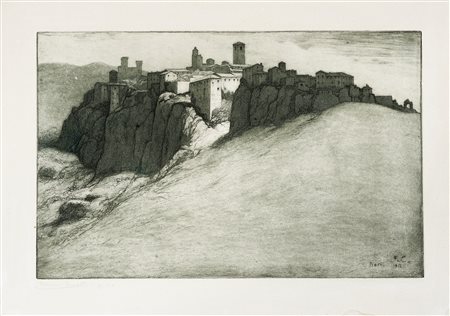 Bruno Croatto, Lotto composto di 2 incisioni. 1912.