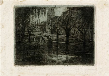 Raoul Dal Molin Ferenzona, Bruges. 1912.