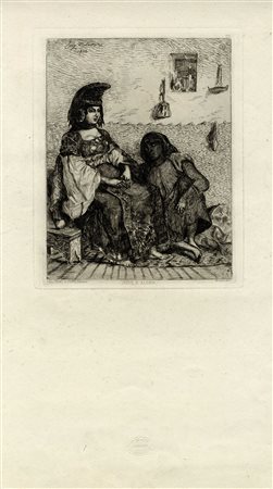 Eugéne Delacroix, Juive d'Alger. 1833-65.