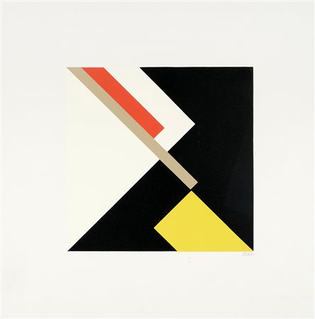 Walter Dexel, Diagonalkonstruktion im Quadrat. 1924.