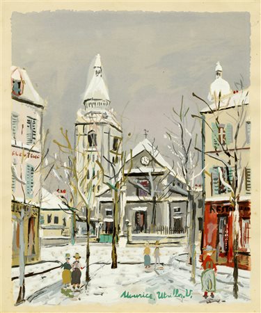 Maurice Utrillo, L' Eglise Saint Pierre. 
