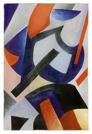 Alexandra Exter, Composizione cubo-futurista. Anni '20 del XX secolo.