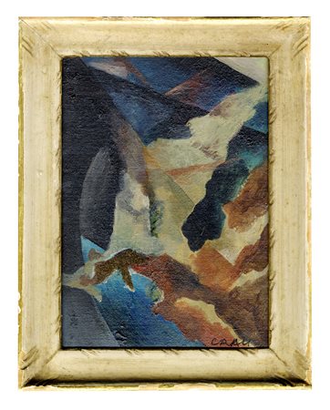 Tullio Crali [attribuito a], Composizione cosmica. Anni '50 del XX secolo.