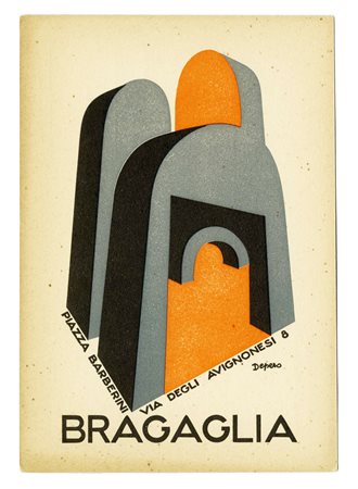 Fortunato Depero, Bragaglia. Fantasia architettonica. 1922 ca.