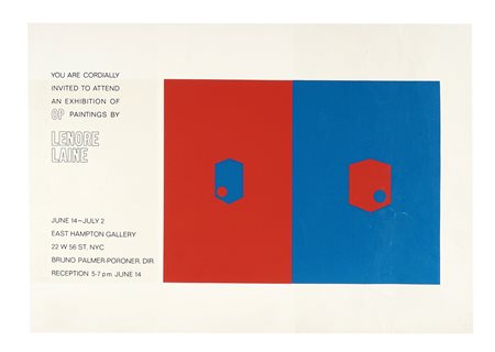 Autori vari, Lotto composto di 9 inviti a mostre. 1956-87.