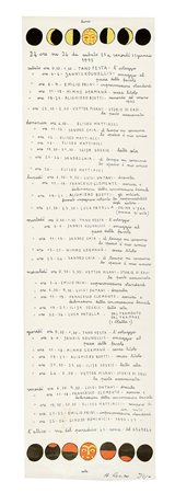 Autori vari, Lotto composto di 2 manifesti de L'Attico. 1975-76.