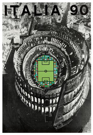 Alberto Burri, Italia 90. 1990.