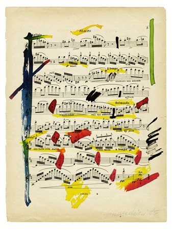 Giuseppe Chiari, Flauto. 1973.