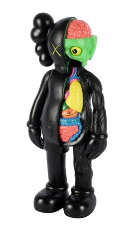 Kaws [pseud. di Donnelly Brian], Original Fake Companion (Black). 2006.