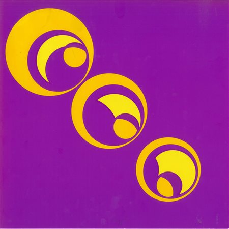 Paolo Scheggi, Intersuperficie. Lotto composto di 5 incisioni. 1968.