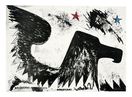 Franco Angeli, Frammento americano. 