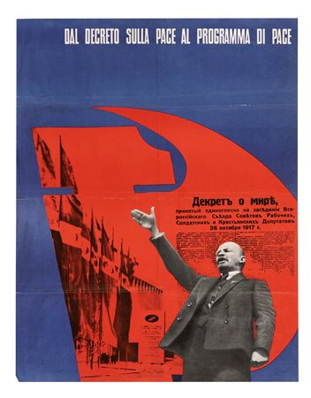 Autori vari, Lotto composto di 2 manifesti politici. 