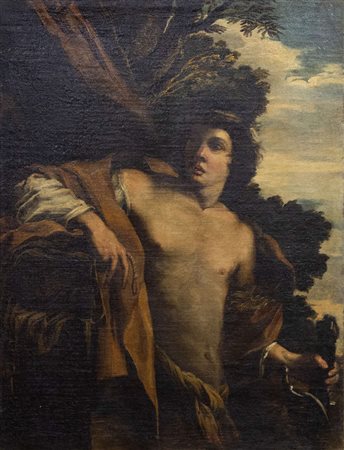 Giuseppe Vermiglio (1585-1635), Davide con la testa di Golia, XVII secolo,...