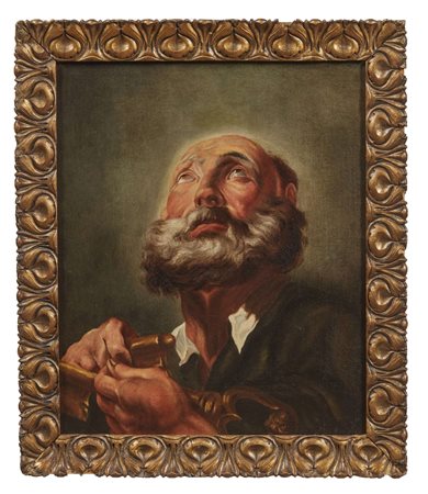 Maestro veneto, San Pietro, XVIII secolo, olio su tela, cm 47x39