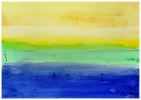 ANTONIO CORPORA Tunisi 1909 – Roma 2004 Mare e deserto 1999 Acquerelli su...