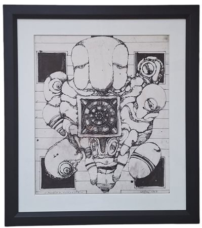 Romano Notari “Processo di adorazione” 1967