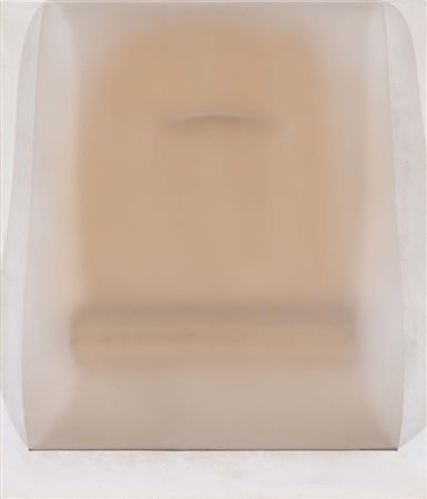 PAOLO RADI (Roma 1966, - ) Silenzio 2003 pvc e acrilici su legno cm. 80x70x11...