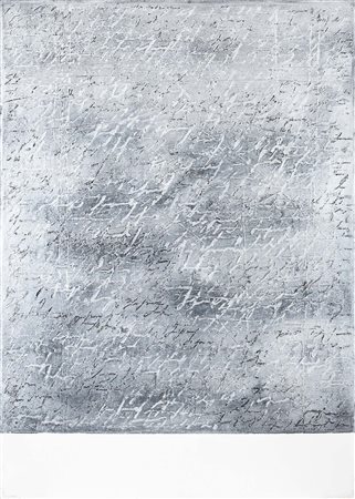 ALFREDO RAPETTI (Milano, 1961 - ) Silver 2009 olio su tela cm. 70x50 firma...