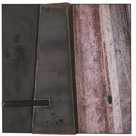 ULRICH EGGER (Bolzano, 1959 - ) senza titolo 2002 fotografia, acciaio e...