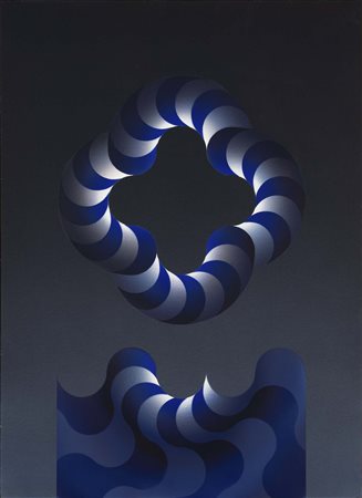 JULIO LE PARC (Mendoza, 1928 - ) Modulation 1104 2003 acrilici su tela cm....