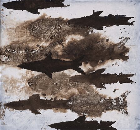 SERGIO RAGALZI (Torino, 1952 - ) Acquario (2007) olio e tecnica mista su tela...