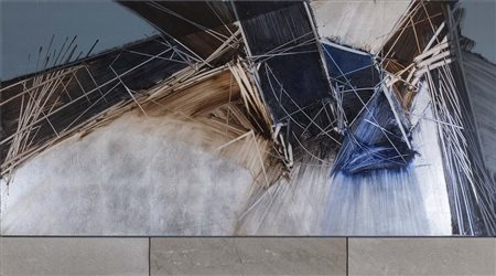 RINALDO TURATI (Brescia, 1956 - ) Pietra di luna 2007 tecnica mista su tavola...