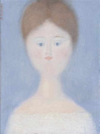 ANTONIO BUENO (Berlino, 1918 - Firenze , 1984) Ragazza (anni '60) olio su...