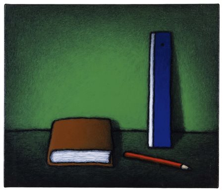 TINO STEFANONI (Lecco, 1937 - 2017) senza titolo 1991 acrilici su tela cm....