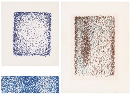 MARIO DELUIGI (Treviso, 1901 - Venezia, 1978) senza titolo 1970 lotto di 3...