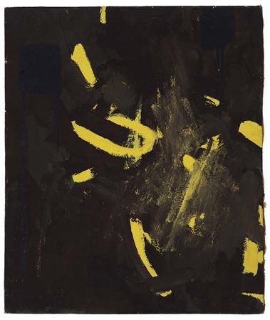 ENNIO FINZI (Venezia, 1931 - ) K 307 1956 olio e tempera su tela cm. 60x50...